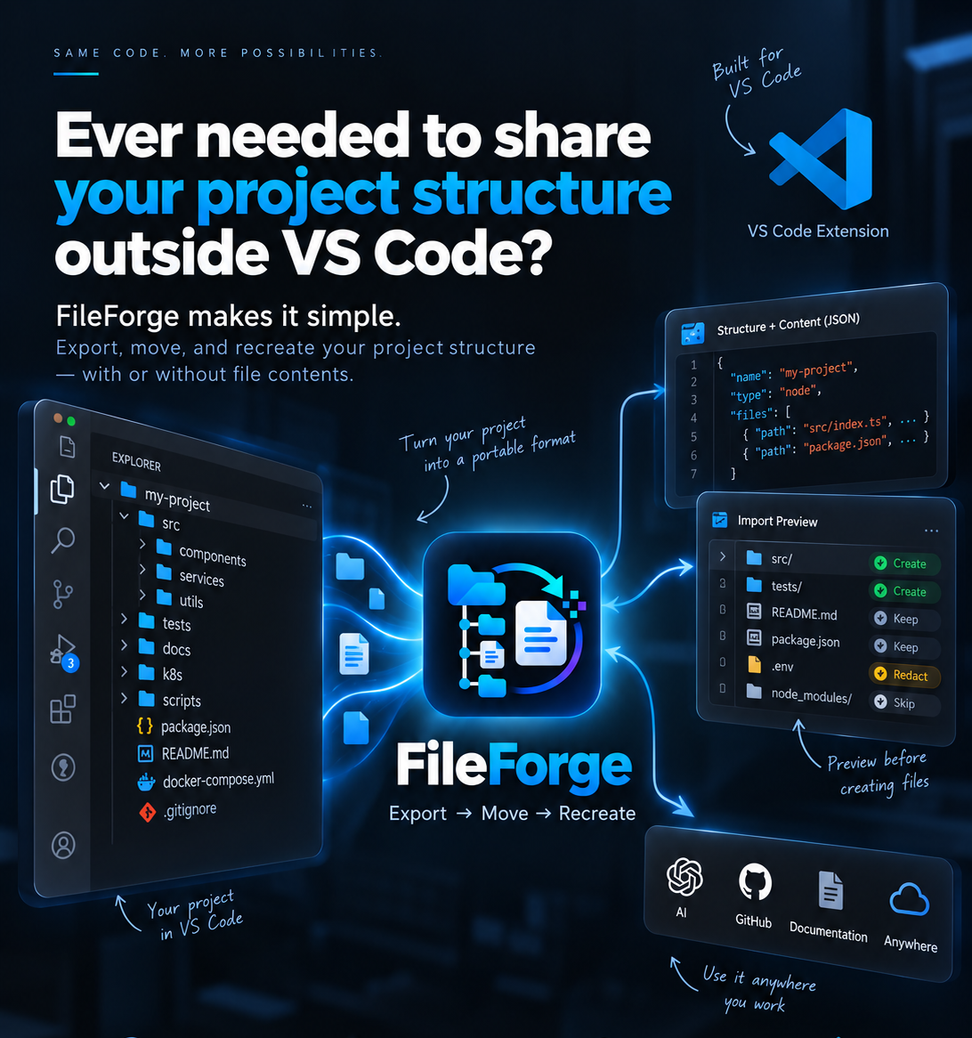 FileForge: Making VS Code Project Structures Portable